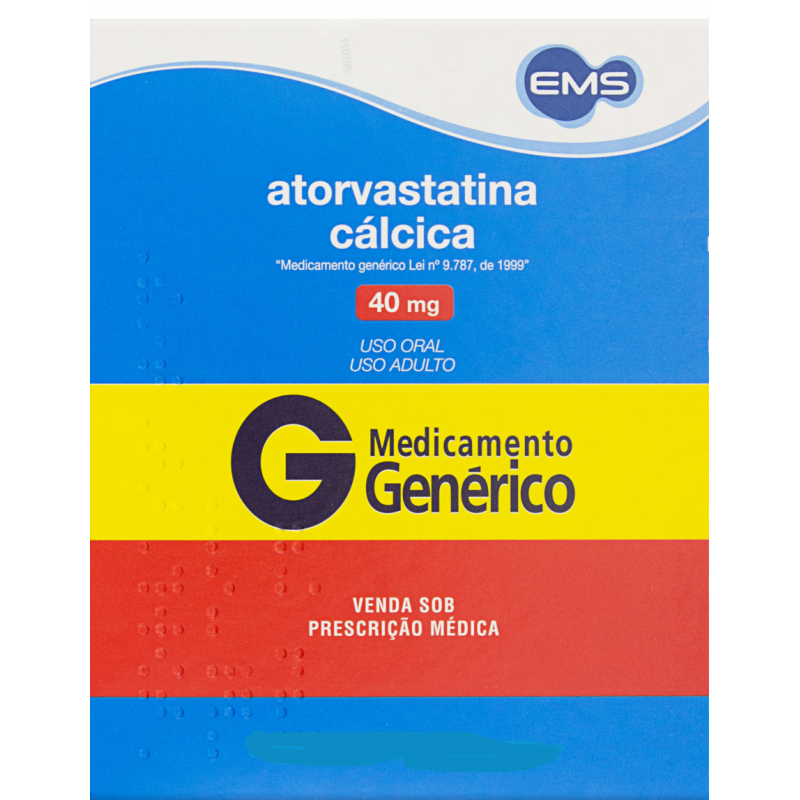 ATORVASTATINA CÁLCICA 40 MG - 30 COMPRIMIDOS